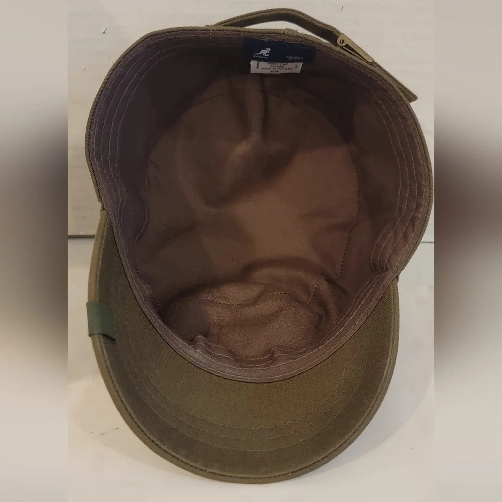 NEW - KANGOL ARMY HAT - COTTON ADJUSTABLE (sz sm/med) - Picture 5 of 5